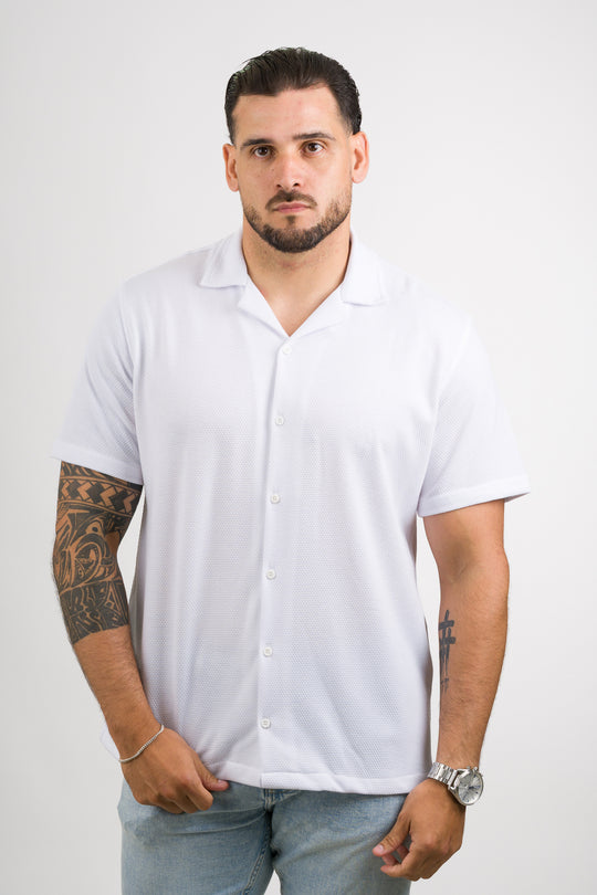 Camisa Text D Blanco