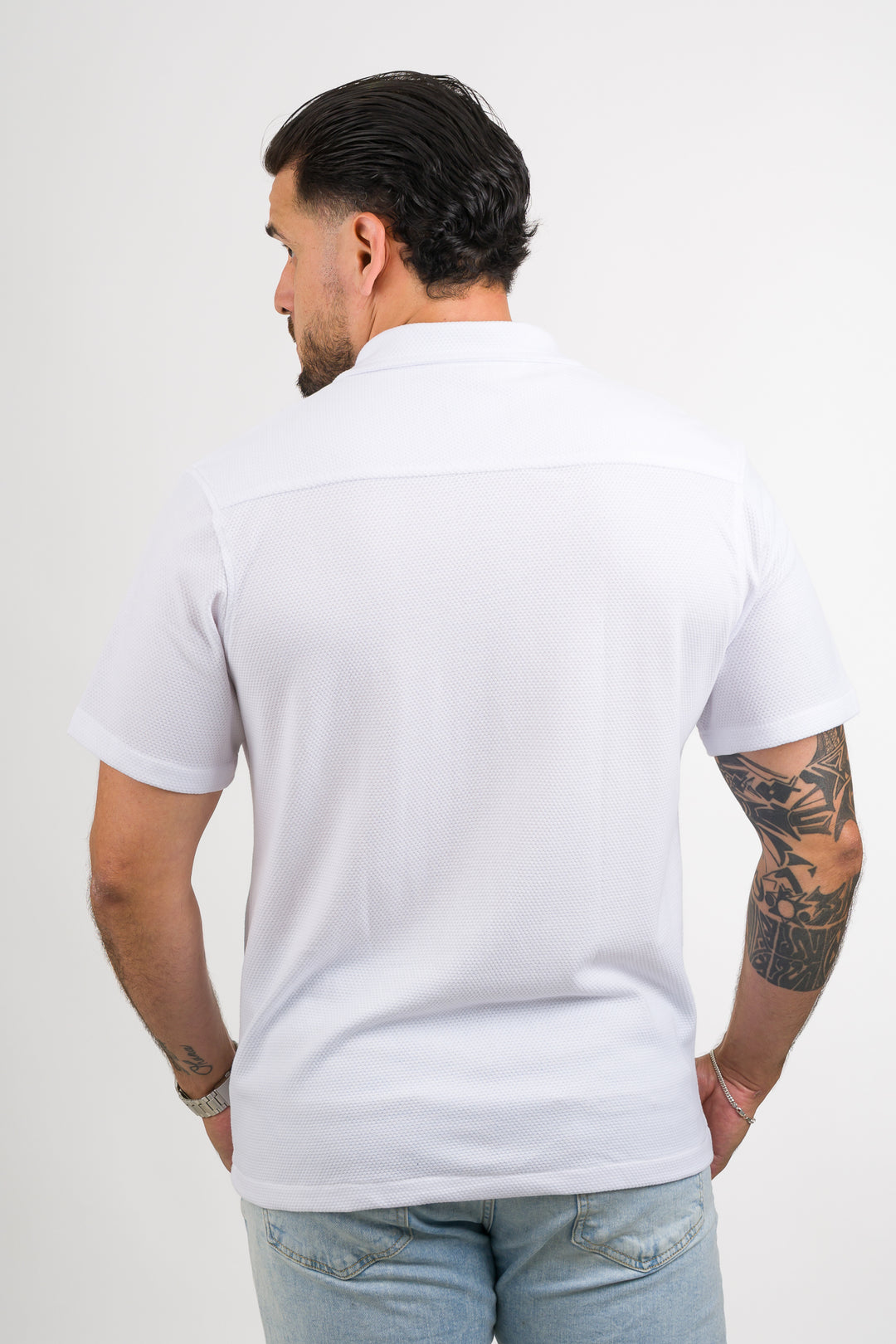 Camisa Text D Blanco
