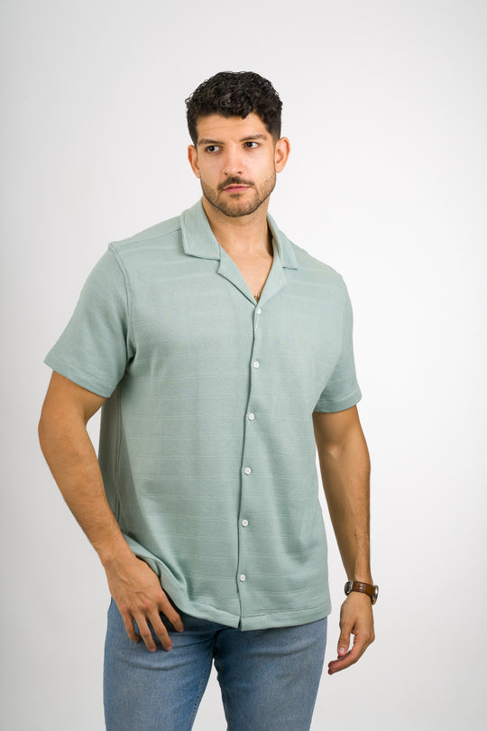 Camisa Text H menta