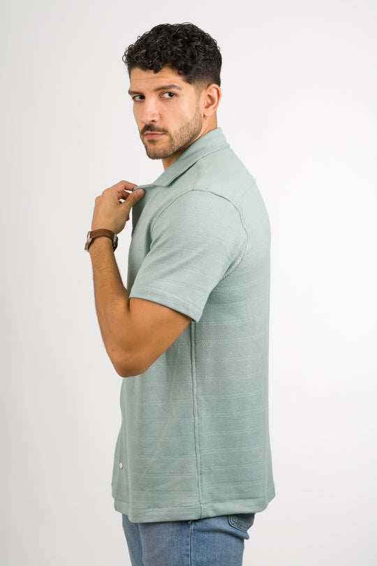 Camisa Text H menta