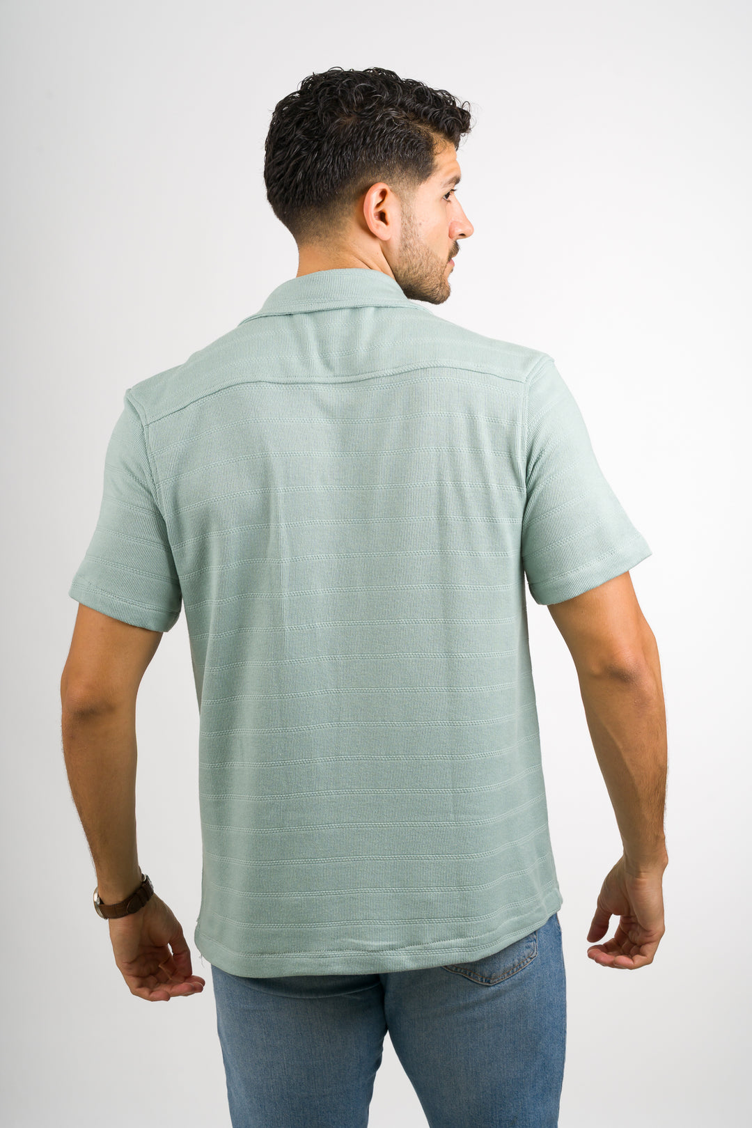 Camisa Text H menta