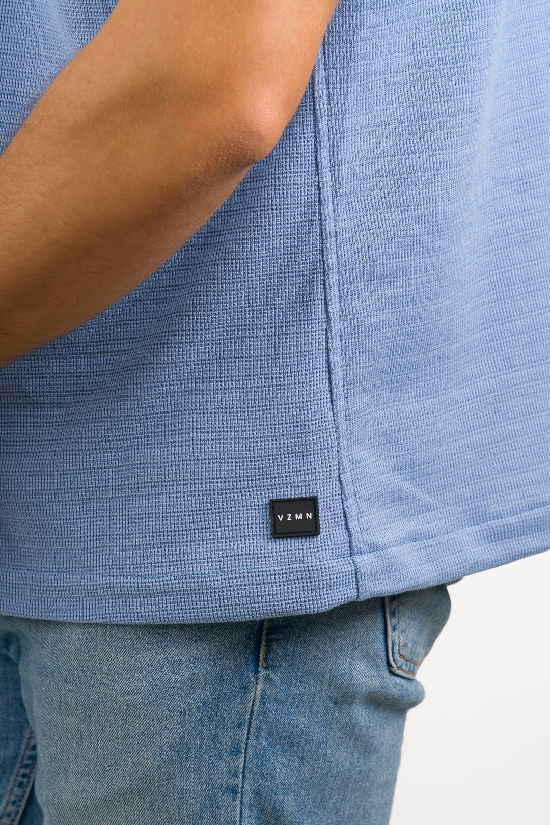 Camisa Text N Celeste