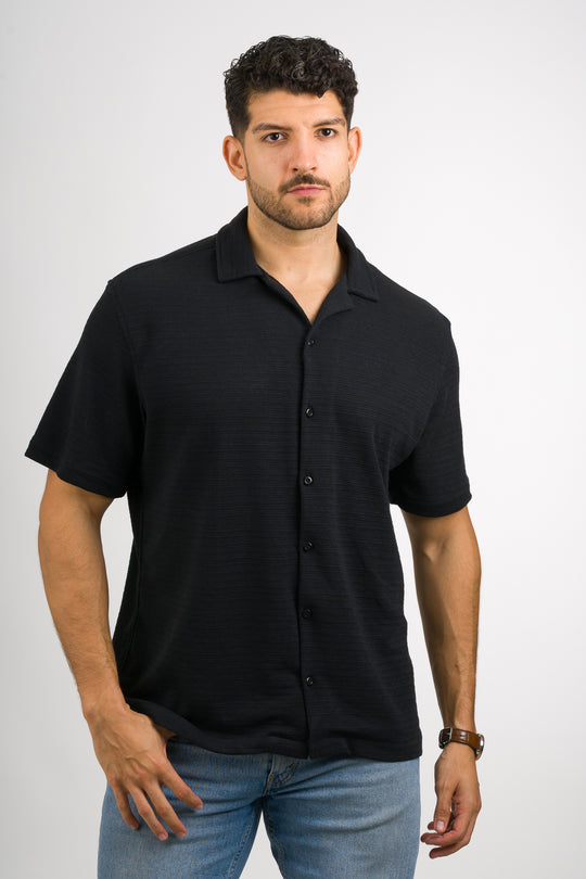 Camisa Text N negro