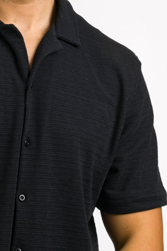 Camisa Text N negro