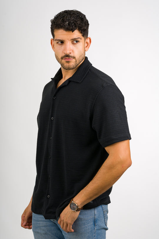 Camisa Text N negro