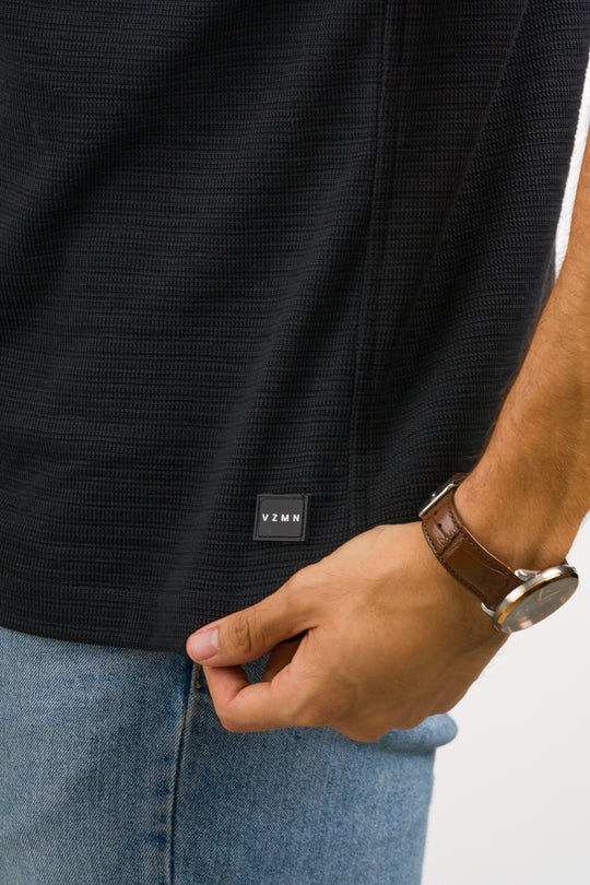 Camisa Text N negro