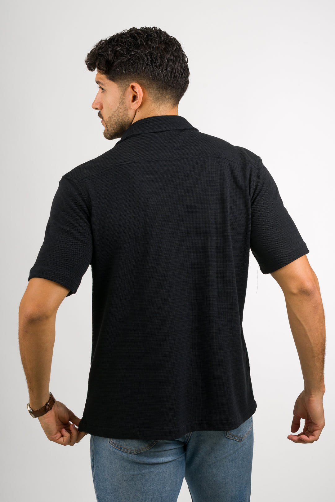 Camisa Text N negro
