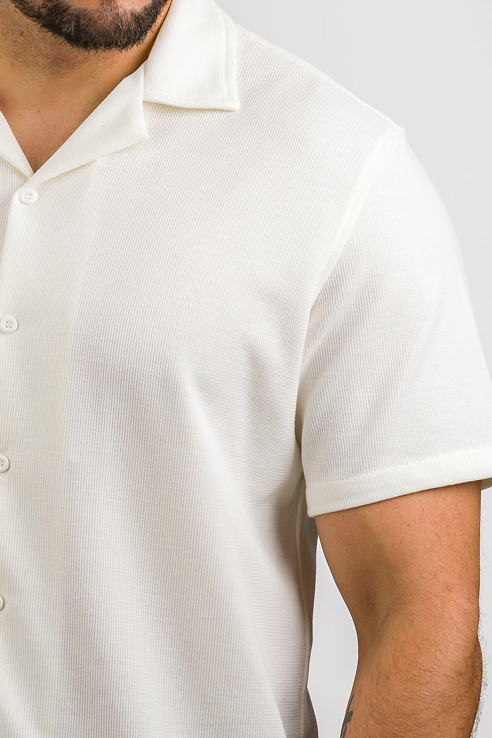 Camisa Text F blanco H