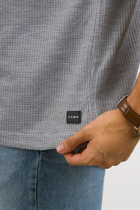 Camisa Text Q Gris
