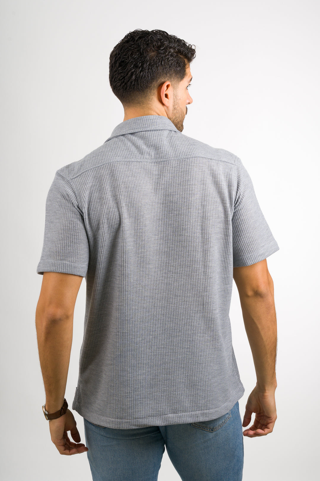 Camisa Text Q Gris