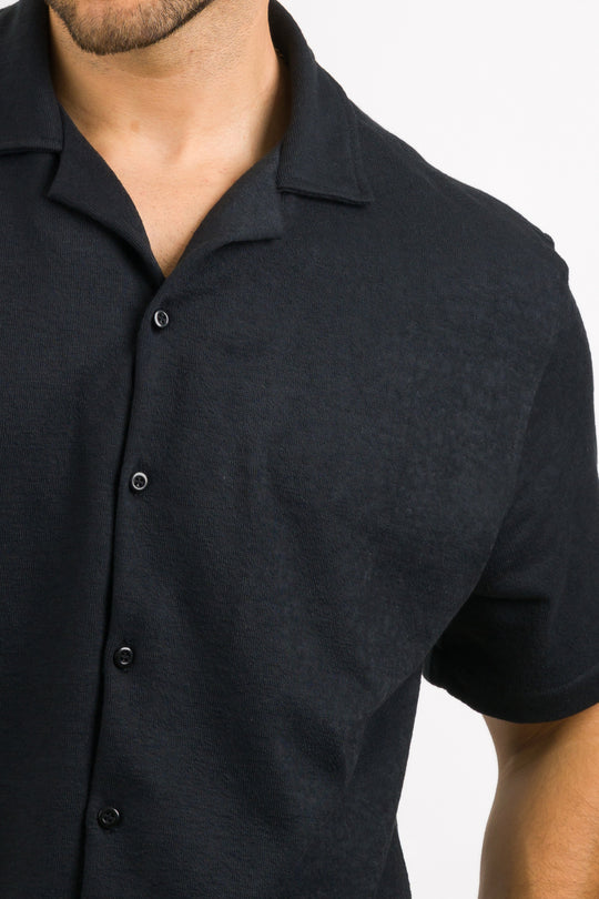 Camisa Text DL Negro