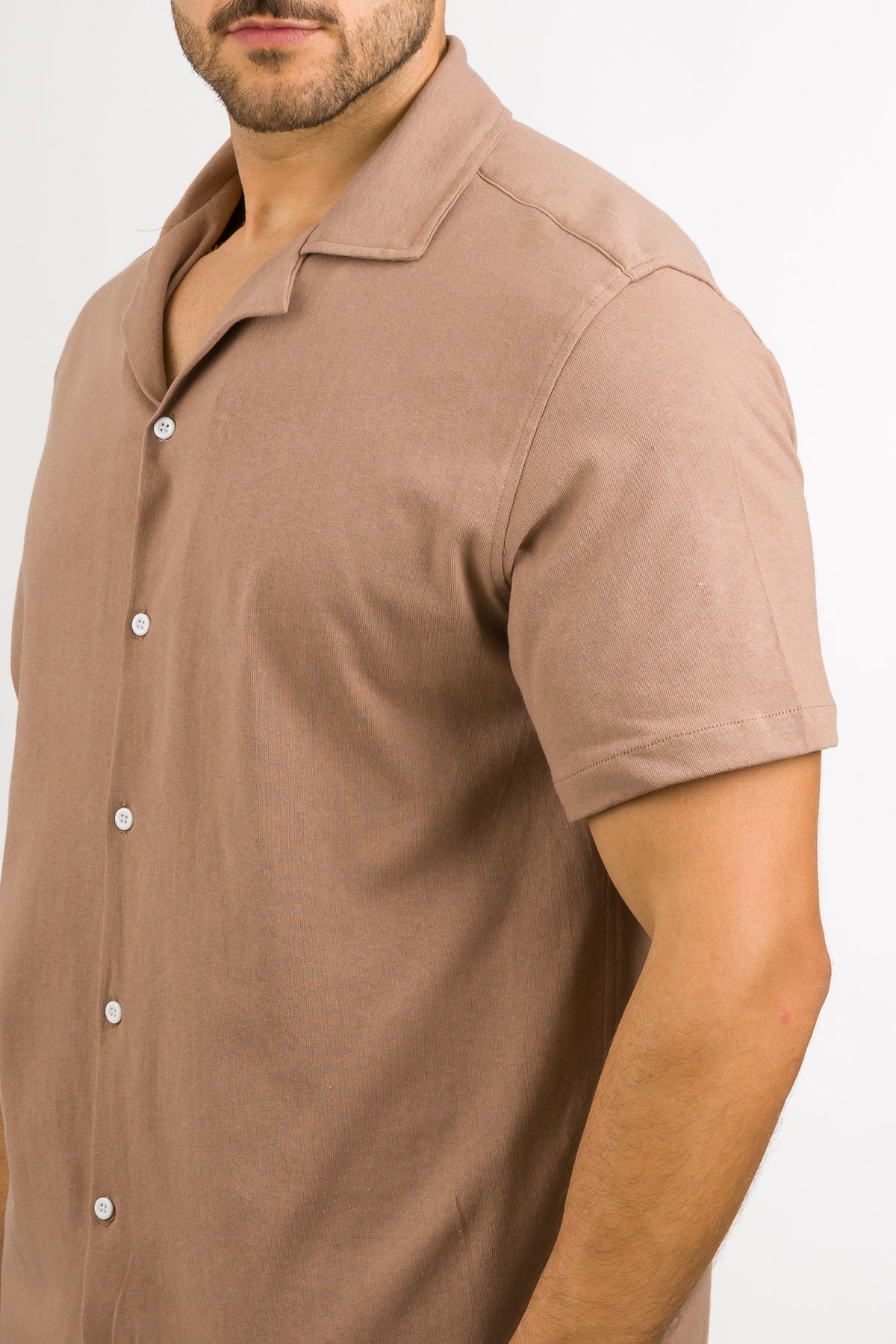 Camisa Text HT Café Claro - Voszmen