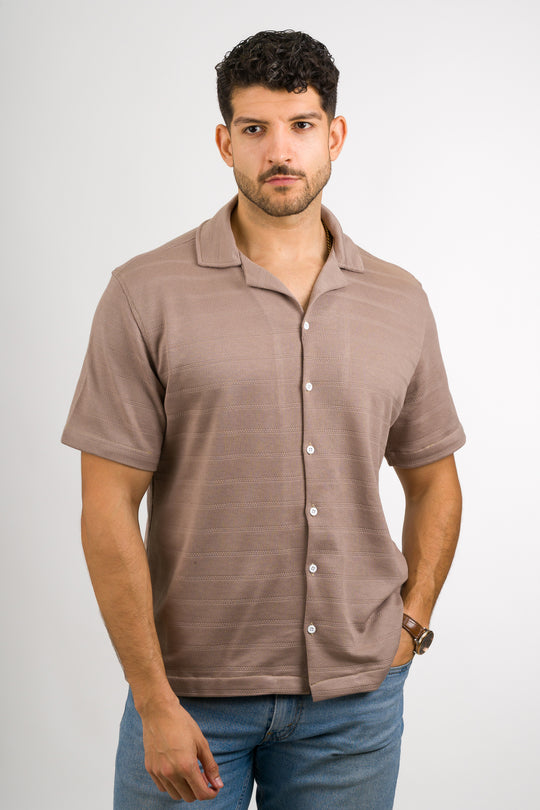 Camisa Text H Café