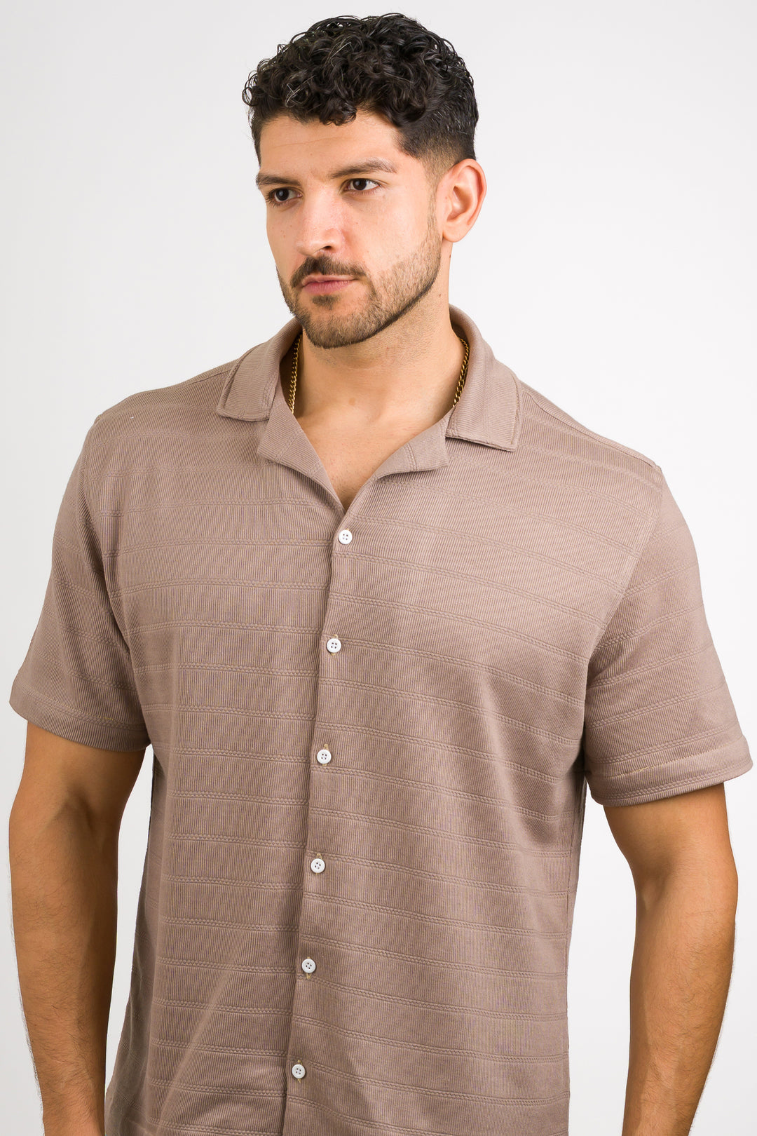 Camisa Text H Café