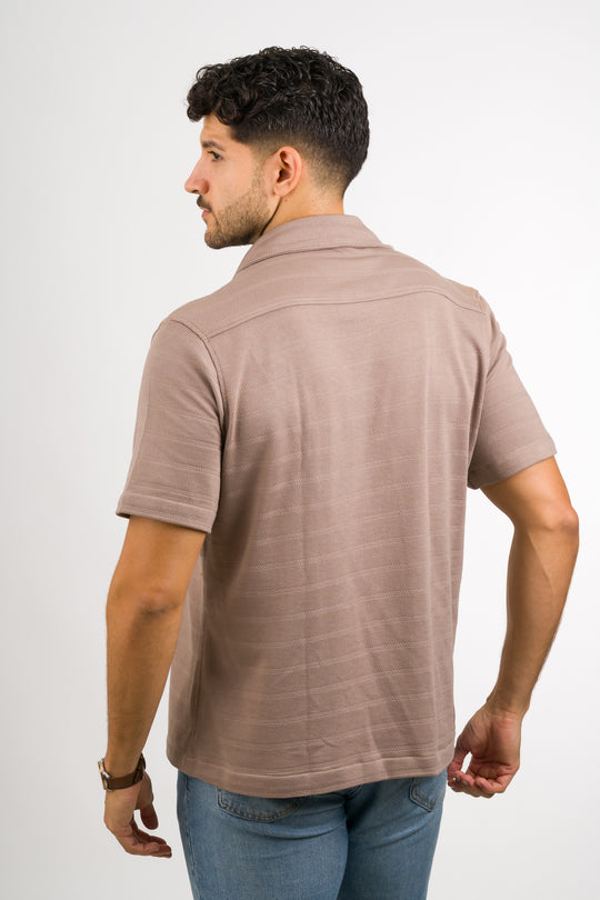 Camisa Text H Café