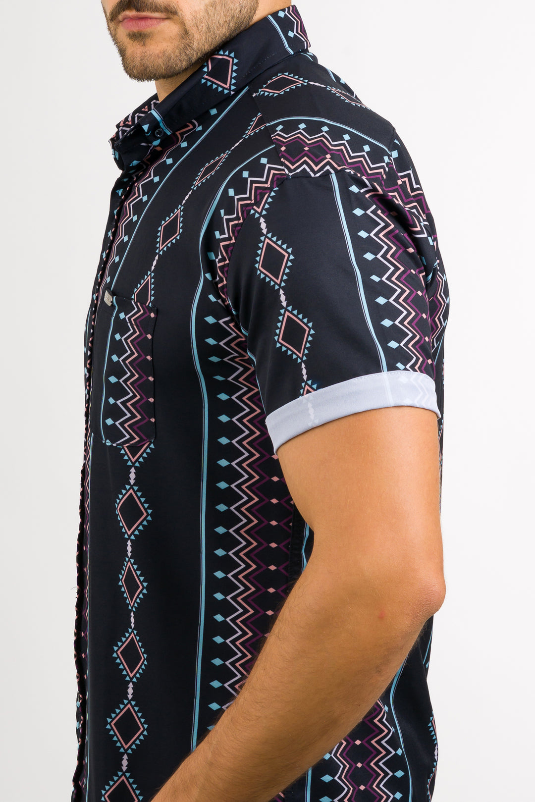 Camisa Button Black Tribu
