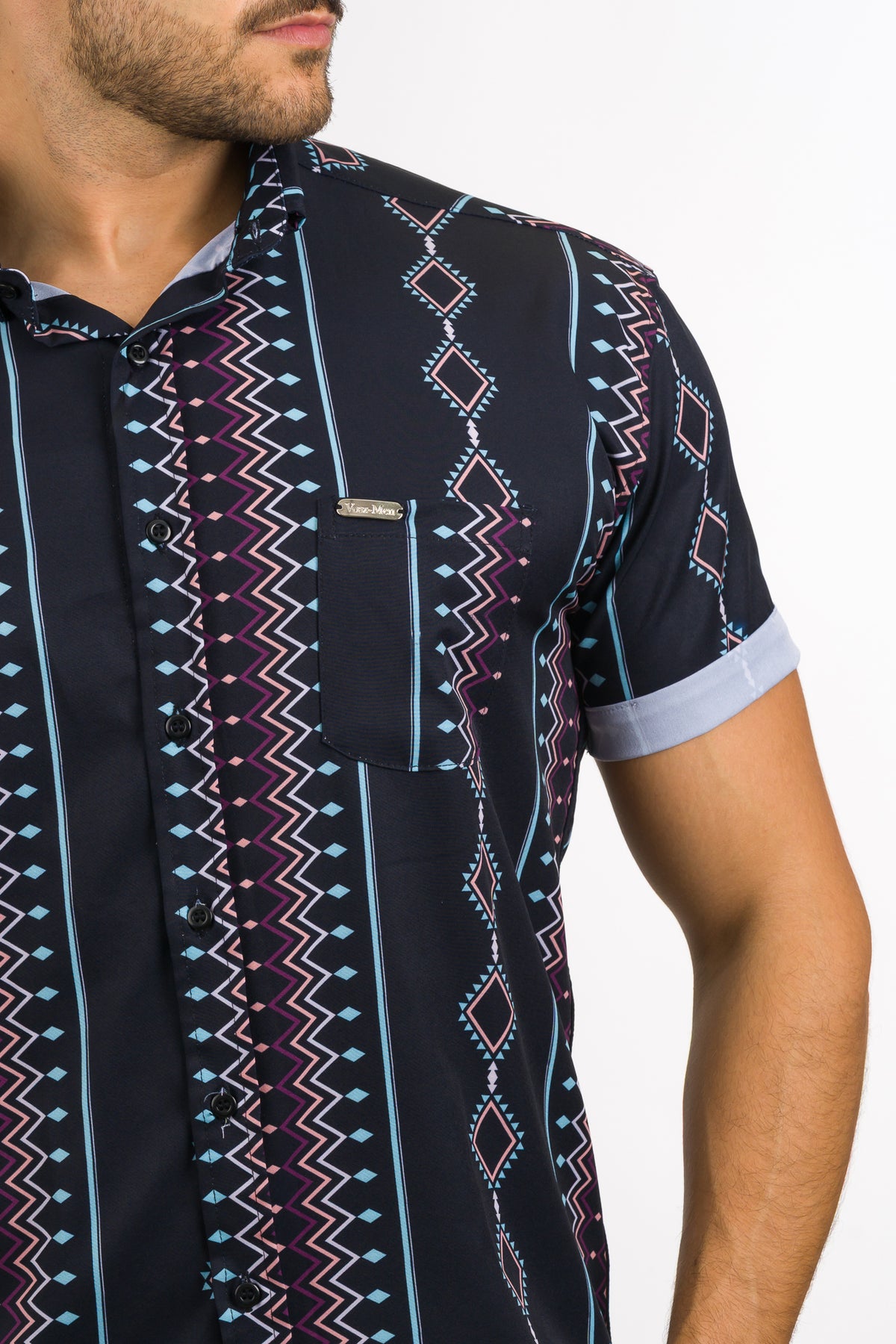 Camisa Button Black Tribu - Voszmen
