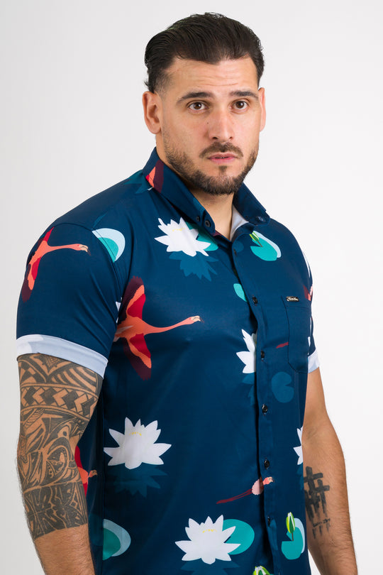 Camisa Button Costa Bird