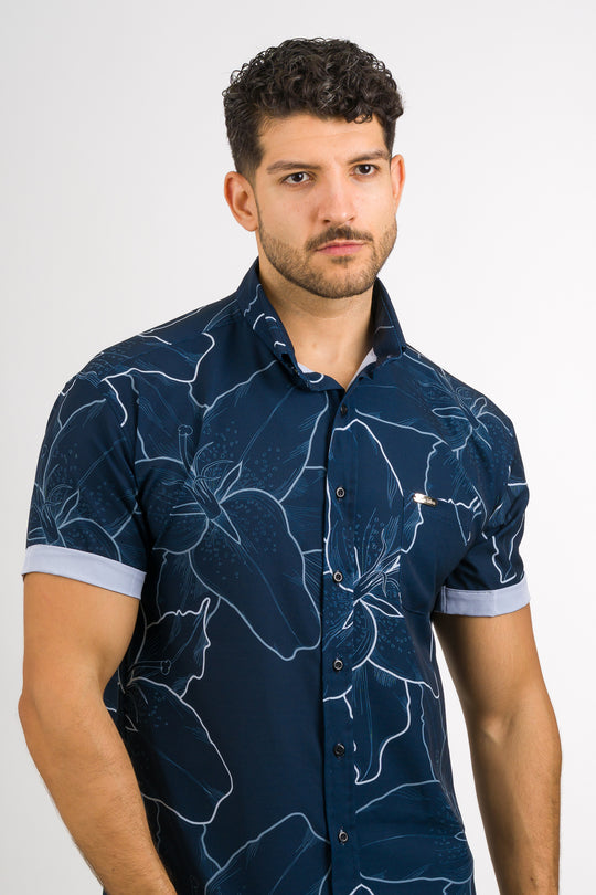 Camisa Button Night Fall