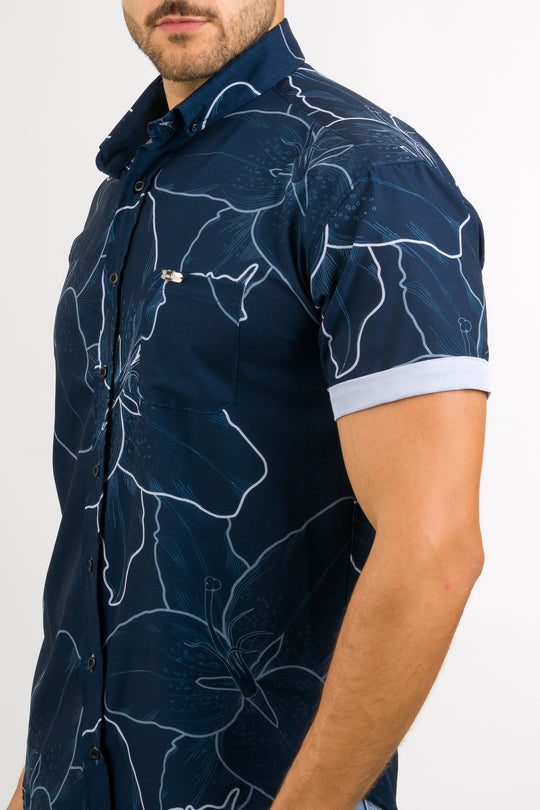 Camisa Button Night Fall