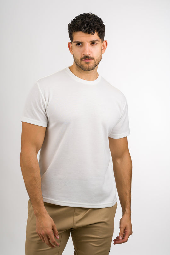 T-Shirt Text M Blanco H
