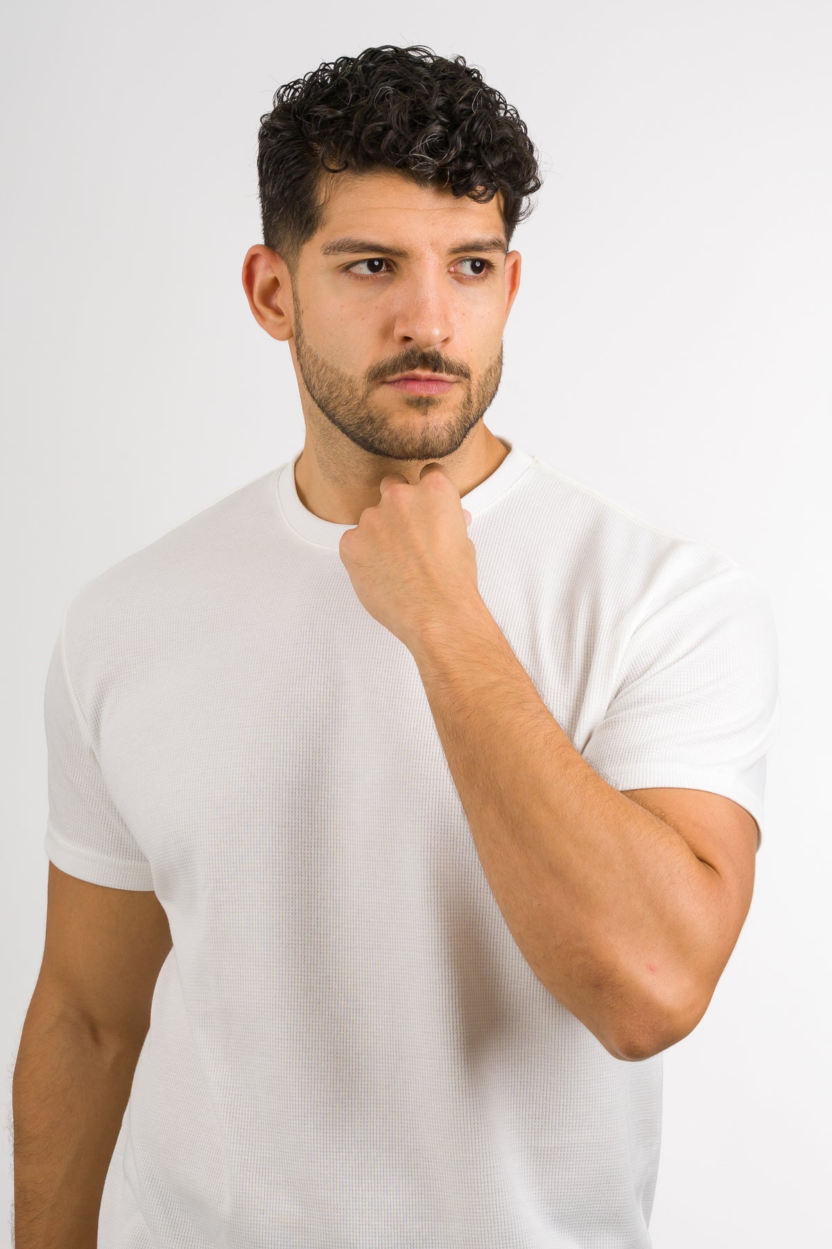 T-Shirt Text M Blanco H - Voszmen