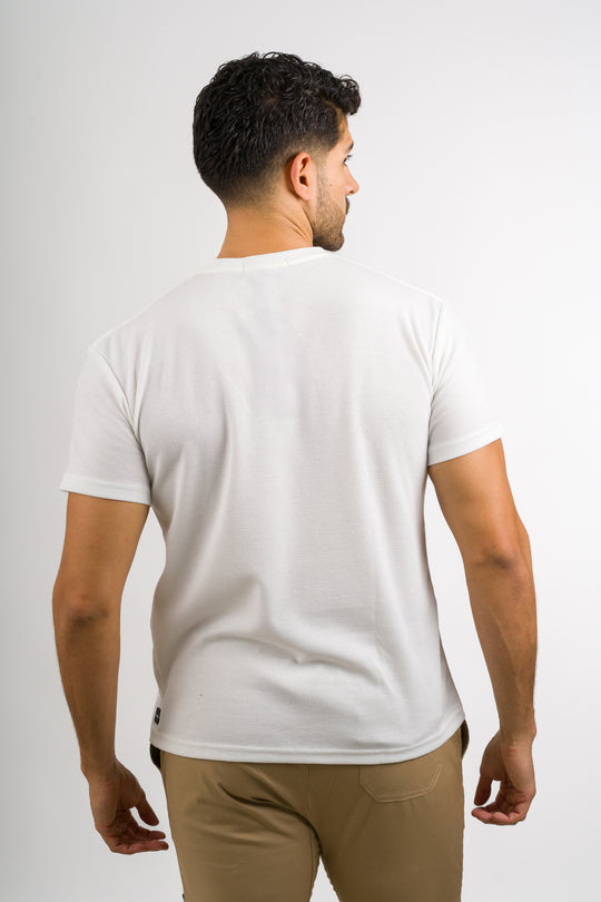 T-Shirt Text M Blanco H