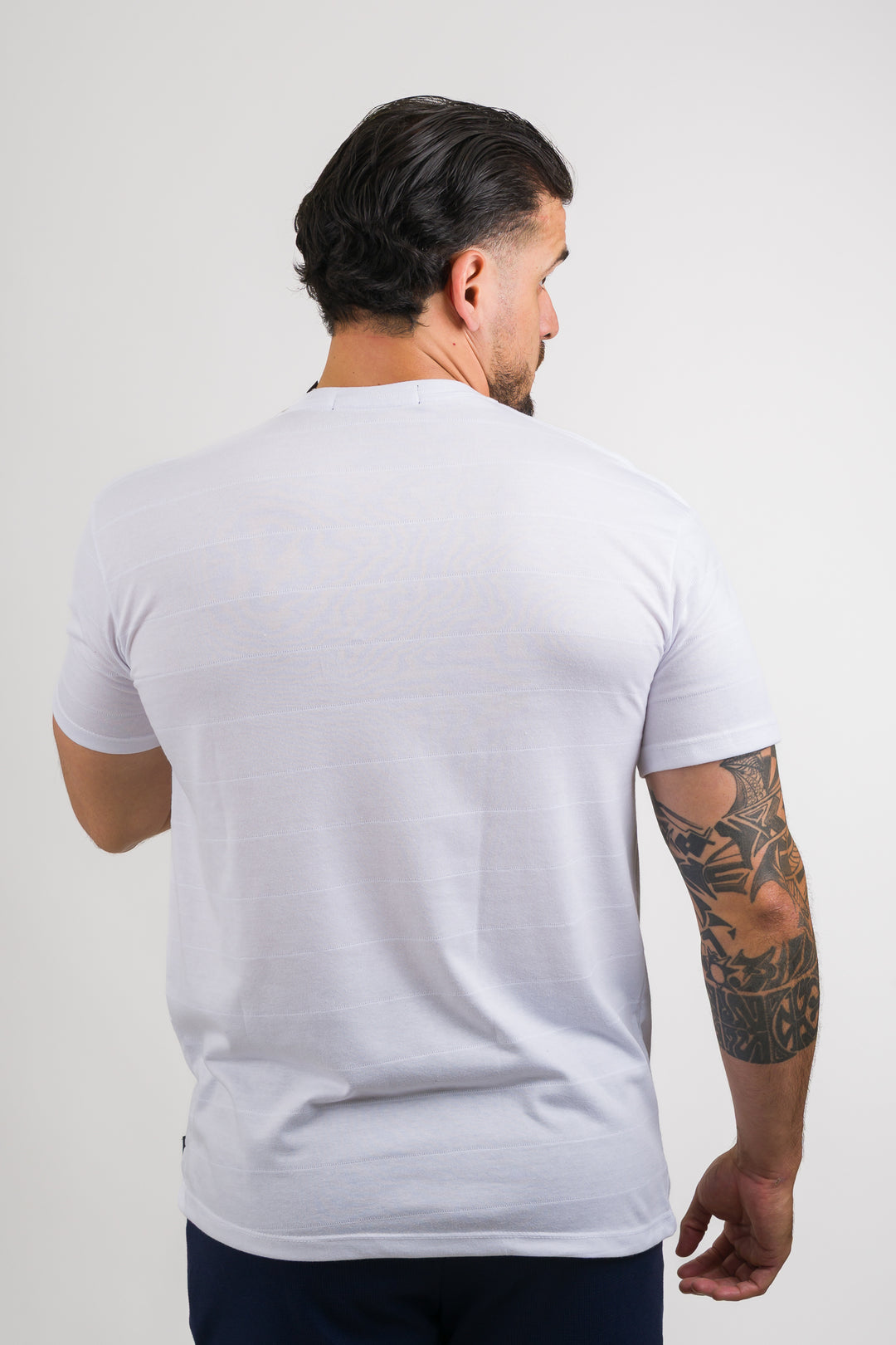 T-Shirt Text LV Blanco