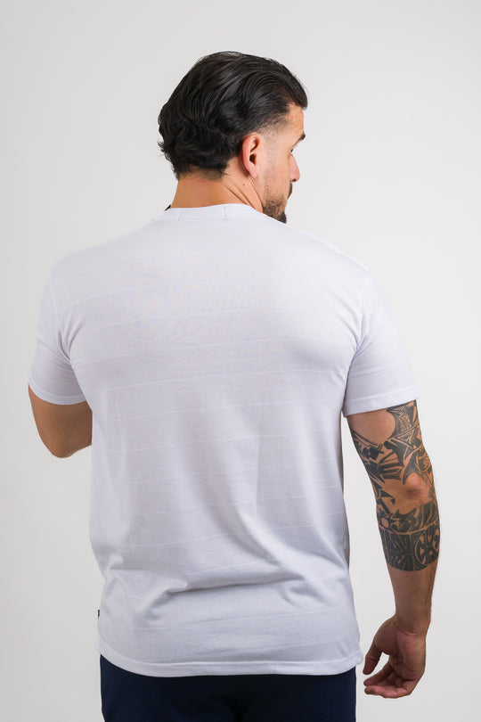 T-Shirt Text LV Blanco