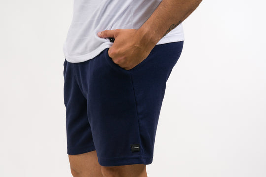 Pantaloneta Text M Azul Navy