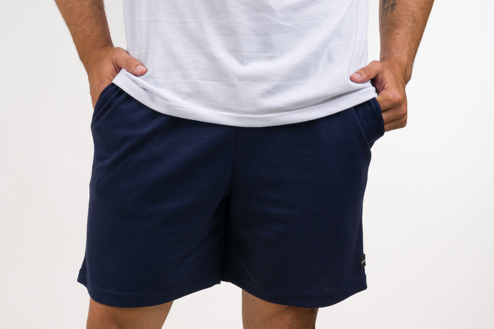 Pantaloneta Text M Azul Navy