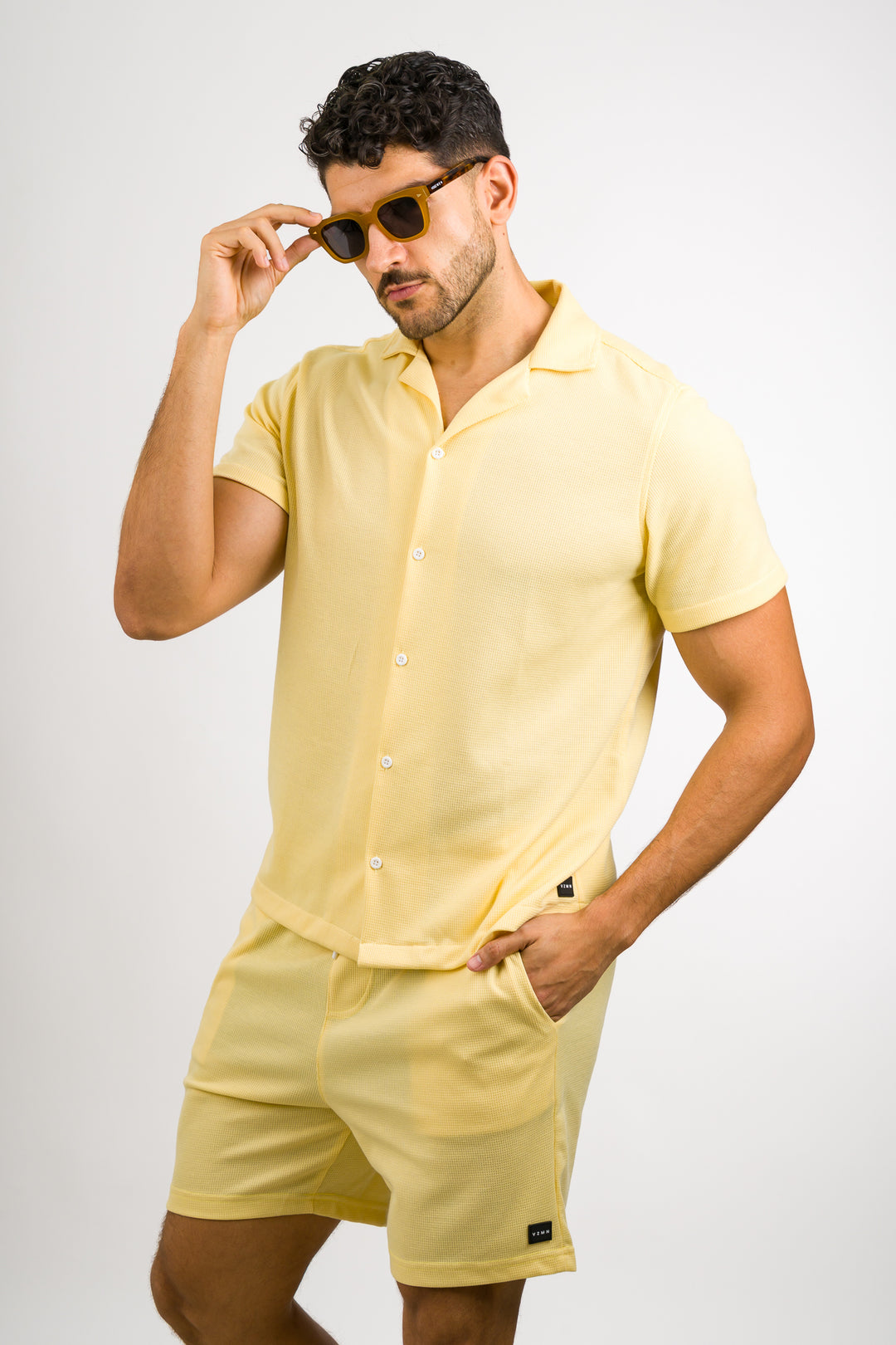 Pantaloneta Text M Yellown
