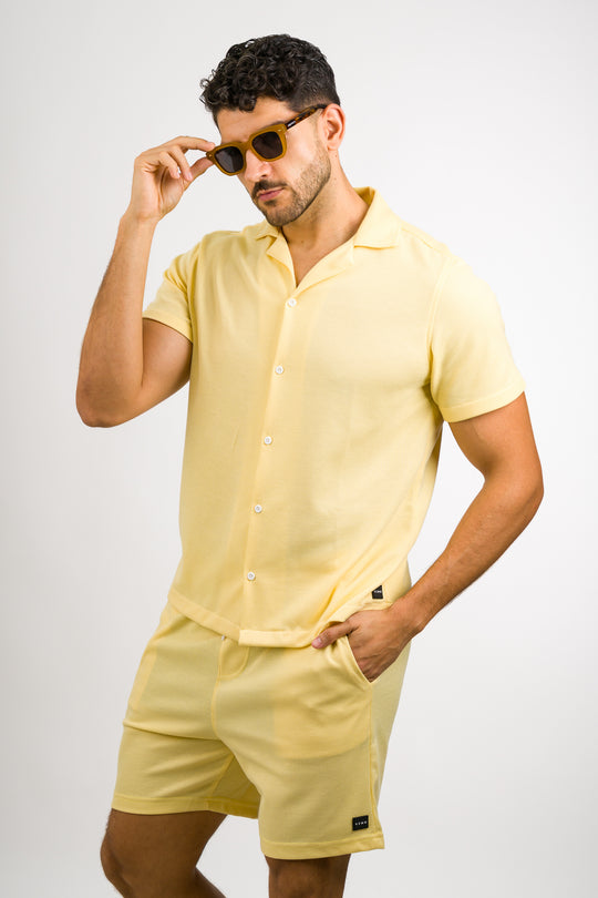 Pantaloneta Text M Yellown
