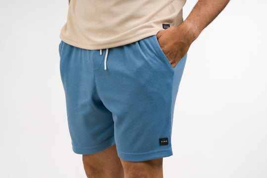 Pantaloneta Text M Celeste
