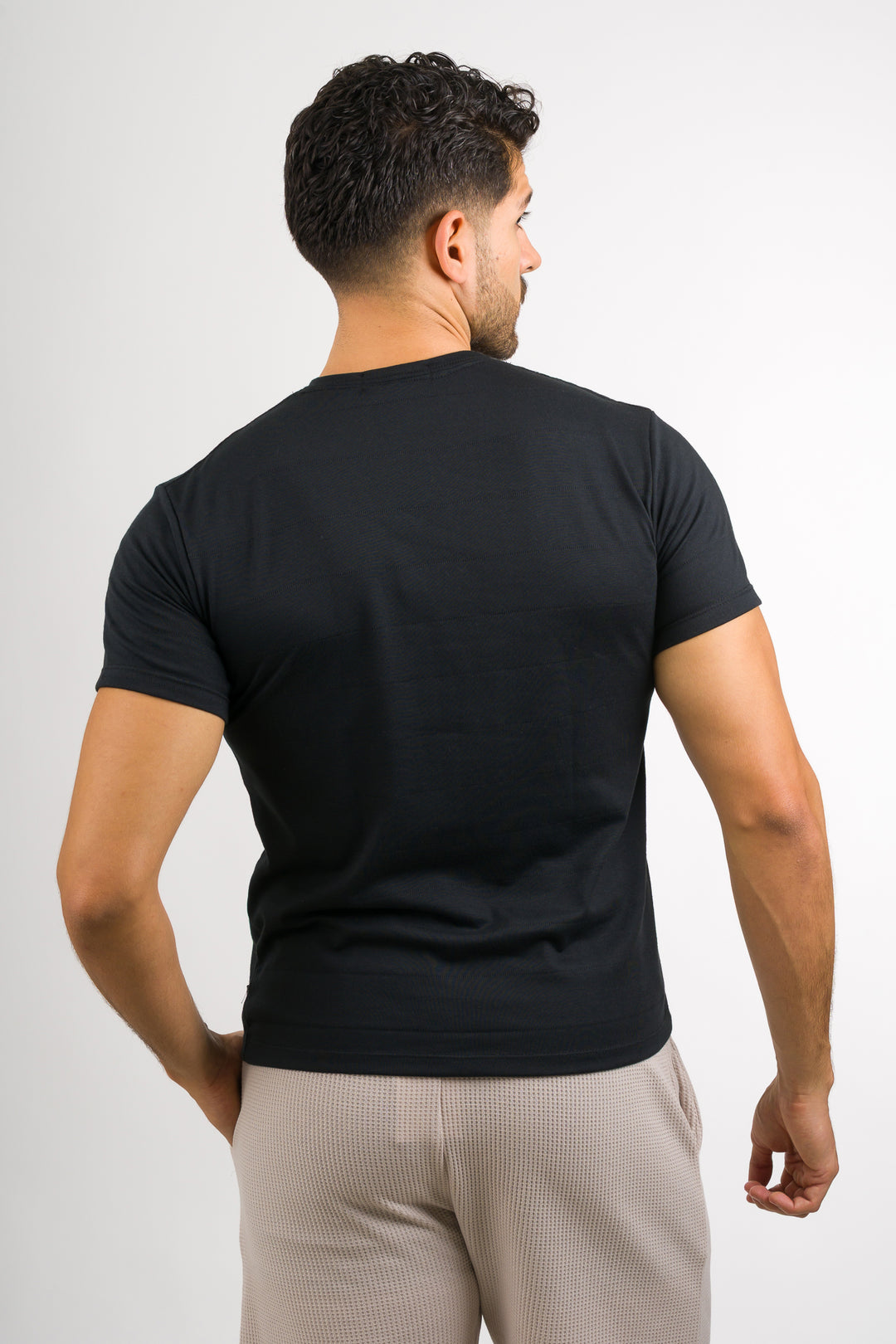 T-Shirt Text LB Negro