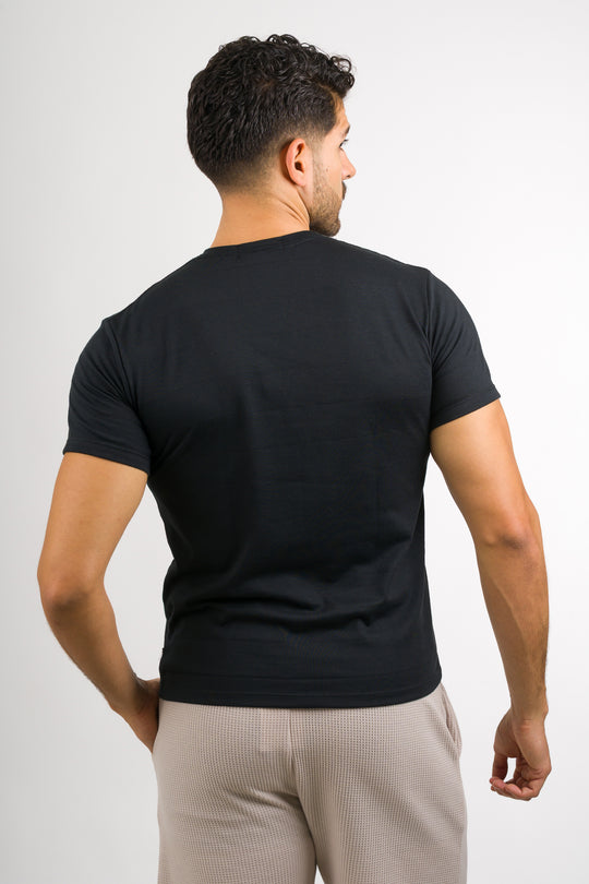 T-Shirt Text LB Negro