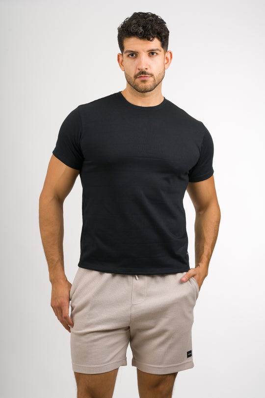 T-Shirt Text LB Negro