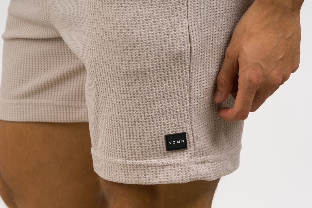 Pantaloneta Text Q Beige