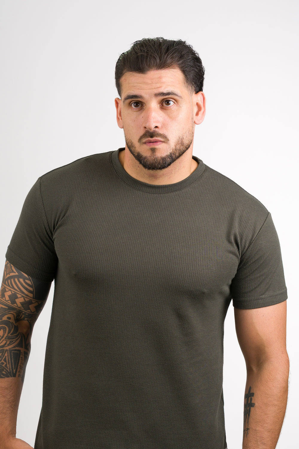 T-Shirt Text NW Verde Musgo