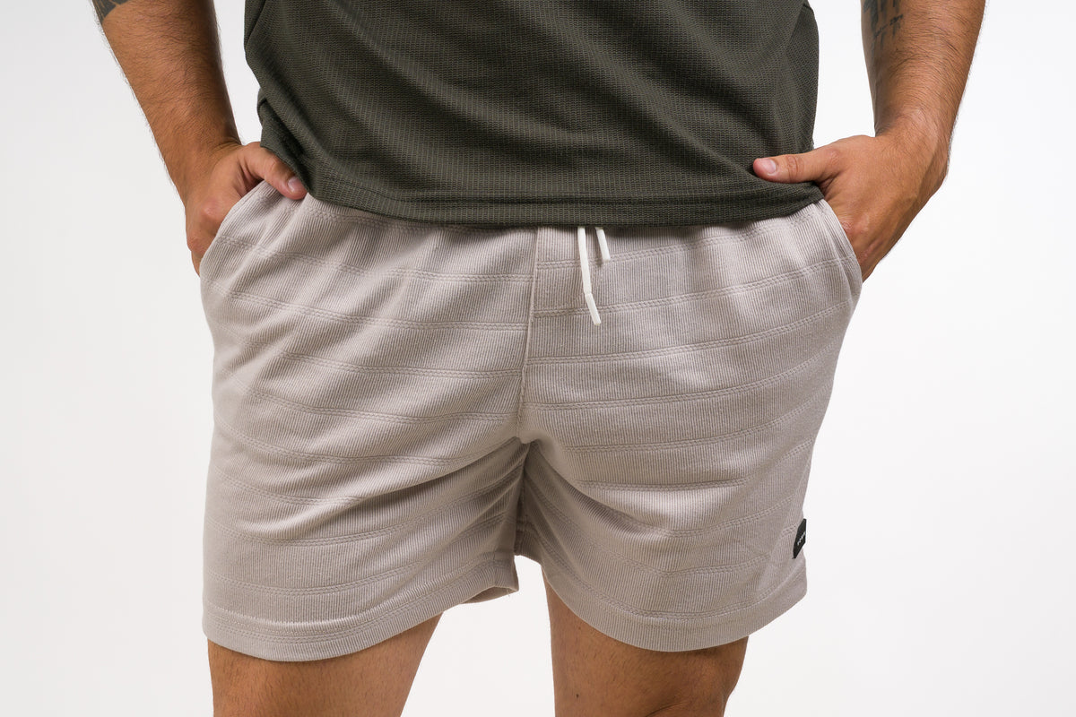 Pantaloneta Text H Beige - Voszmen