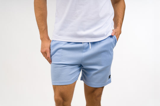 Pantaloneta Text M Celeste Claro