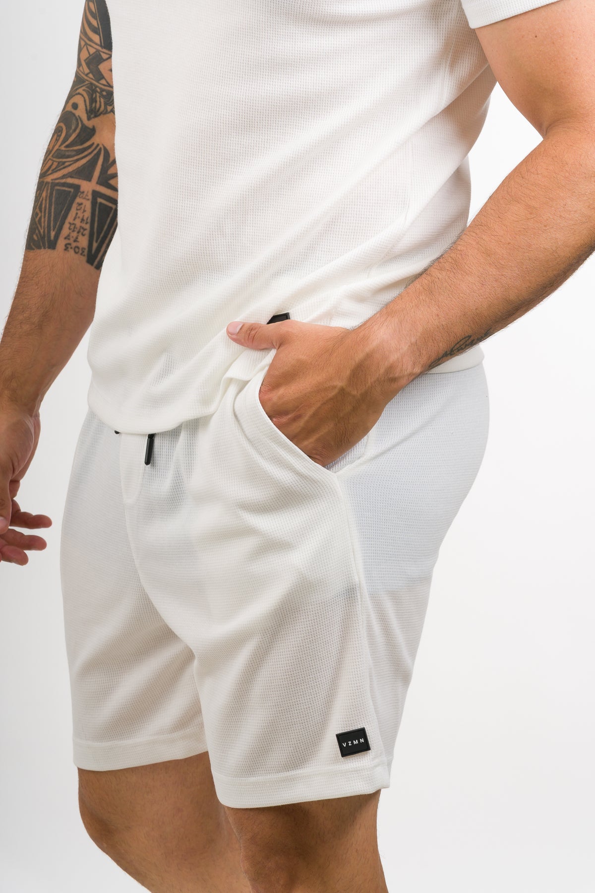 Pantaloneta Text M Blanco - Voszmen