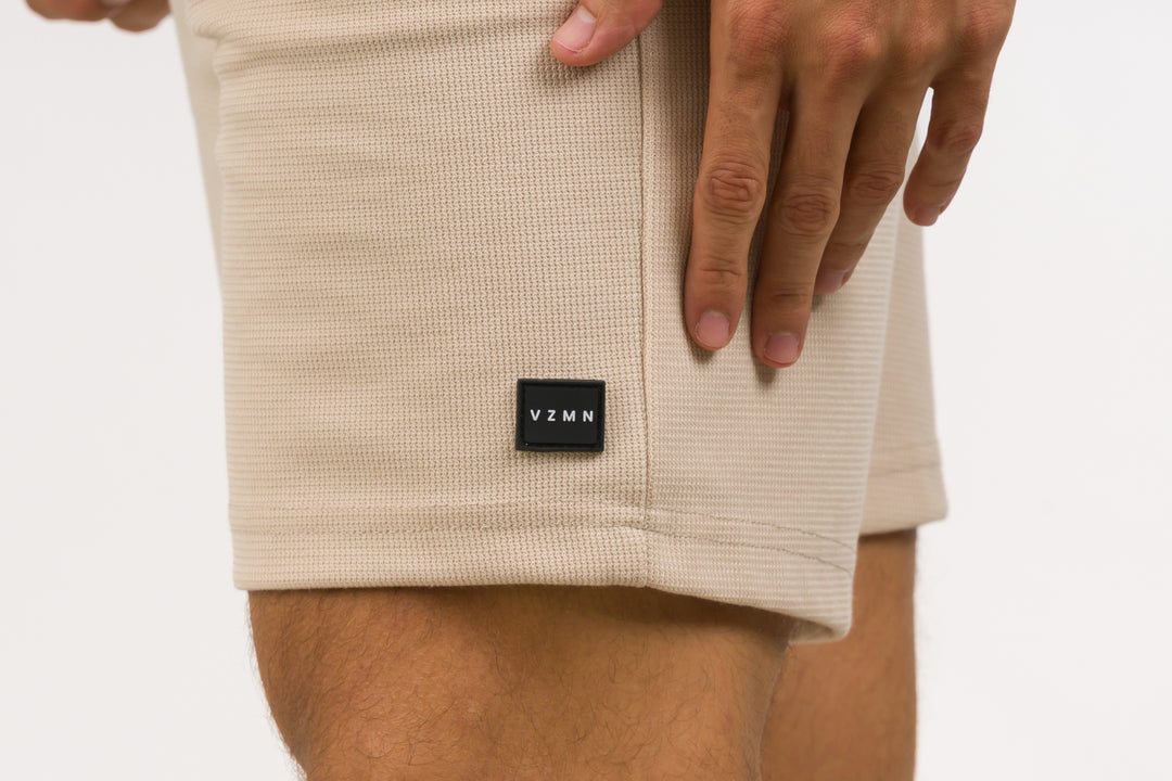 Pantaloneta Text F Beige