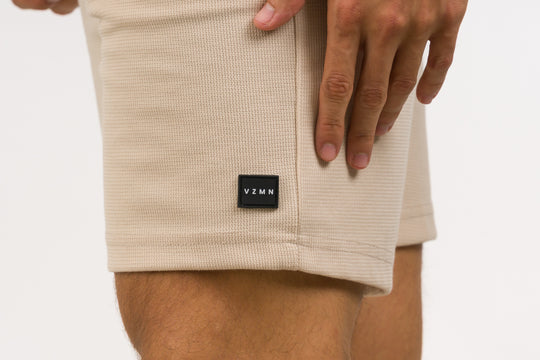 Pantaloneta Text F Beige