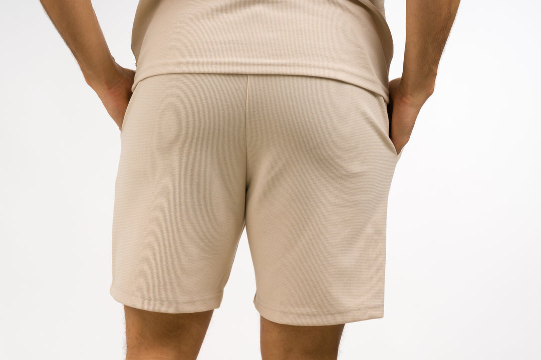 Pantaloneta Text F Beige