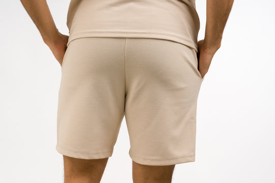 Pantaloneta Text F Beige