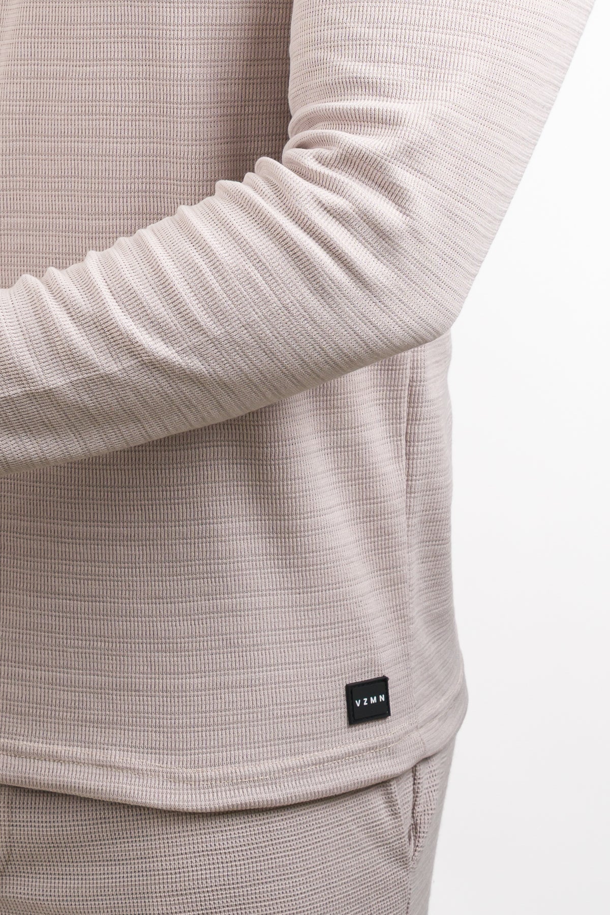 Camiseta ML Text N beige claro - Voszmen