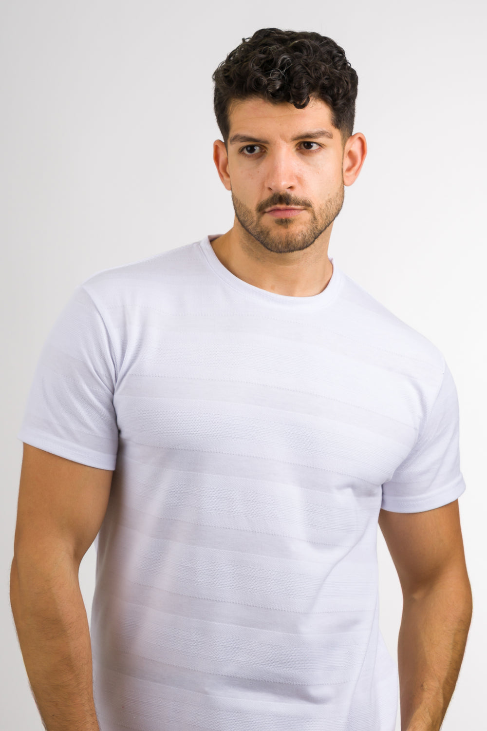 T-Shirt Text MG Blanco
