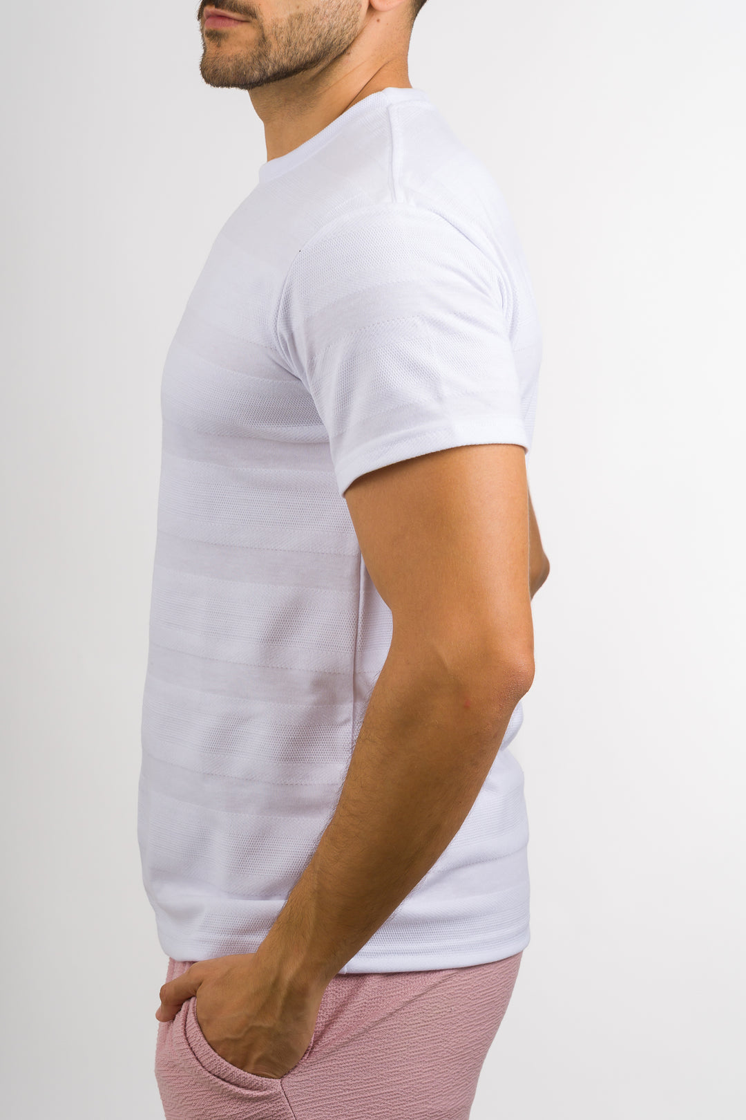 T-Shirt Text MG Blanco
