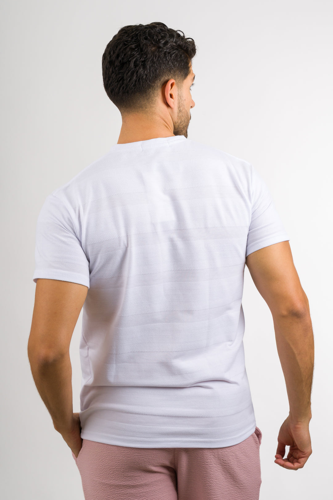 T-Shirt Text MG Blanco